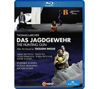 Thomas Larcher : Das Jagdgewehr, opéra. Tritschler, Schuen, Aristidou, Peri, Vermeulen, Boder, Markovics. [Blu-Ray]