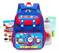 Thomas le Train Mini sac à dos pour enfants - Ensemble avec sac de 30,5 cm avec bouteille d'eau, autocollants, plus | Petit sac à dos Thomas et ses amis pour filles, garçons, tout-petits, multicolore