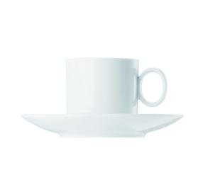 Thomas Loft Tasse à Café et Soucoupe Porcelaine Blanc 21 cl 2 Pièces