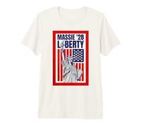 Thomas Massie '28 pour Le président 2028 Liberty T-Shirt Haut de Gamme