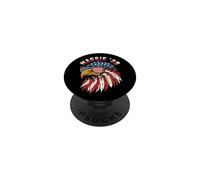Thomas Massie '28 pour Le président 2028 Patriotic Eagle PopSockets PopGrip Adhésif