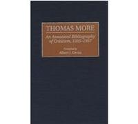 Thomas More, Bibliographies and Indexes in World Literature Albert J. Geritz (Auteur)