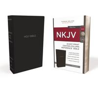 Thomas Nelson NKJV Holy Bible, Giant Print Center-Column Reference Bible (Poche)