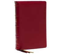 Thomas Nelson NKJV, Thinline Reference Bible, Large Print, Red P (de piel falsa)