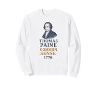 Thomas Paine Common Sense 1776 Portrait d'histoire Sweatshirt