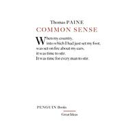 Thomas Paine Common Sense (Poche) Penguin Great Ideas