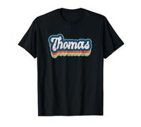Thomas Prénom Garçon Style Vintage Années 70 80 Personnalisé T-Shirt