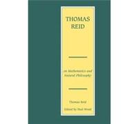 Thomas Reid On Mathematics & Natural Phi Paul Wood, Thomas Reid (Auteur)