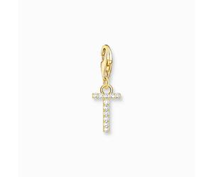 Thomas Sabo - 1983-414-14 - Charm - Femmes - 925er Argent plaqué or jaune - Lettre T