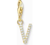 Thomas Sabo - 1985-414-14 - Charm - Dames - argent 925 plaqué or jaune - lettre V