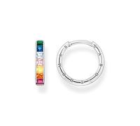 THOMAS SABO 32022504 Boucles d'oreilles créoles pour femme en argent 925 et pierre de verre