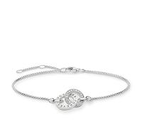 Thomas Sabo A1551-051-14 Bracelet pour femme, avec inscription en anglais « TOGETHER FOREVER », en argent Sterling 925 et zircone