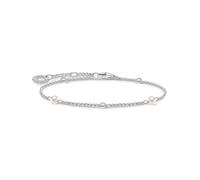 THOMAS SABO Bracelet pierres blanches en argent sterling 925, longueur 16-19 cm, 16,00-19,00 cm, Argent sterling, Non applicable