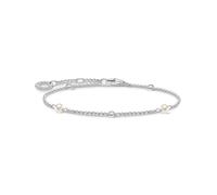 THOMAS SABO Bracelet pierres blanches en argent sterling 925, longueur 16-19 cm, 16,00-19,00 cm, Argent sterling, Non applicable