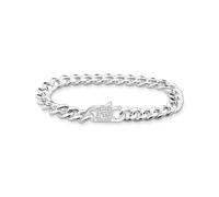 THOMAS SABO A2033-051-14-L16 Bracelet à maillons en argent sterling 925 serti de zircones blanches Longueur 16 cm, 16 cm, Argent sterling, Oxyde de zirconium