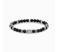 Thomas Sabo Unisexe Bracelet Éléments Onyx Argent Sterling 925, Noirci A2087-507-11