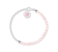 THOMAS SABO A2130-067-9-L15V Bracelet à breloques en argent 925 recyclé avec perles et maillons en argent 925 recyclé 12-15 cm, L15V, Argent sterling, Pas de gemme