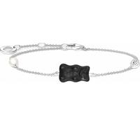 Thomas Sabo - A2151-052-11-L19V - Bracelet - Argent 925 - Femmes - Goldbär noir - 16-19cm