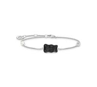 Thomas Sabo A2151-052-11-L19V Bracelet Argenté Avec ourson Doré Noir Et perle...