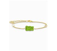 Thomas Sabo A21514456L19V Bracelet Argent 925 Femmes Goldbär vert 1619cm argent G