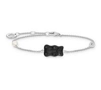 Thomas Sabo A215105211L19V Bracelet Argent 925 Femmes Goldbär noir 1619cm G