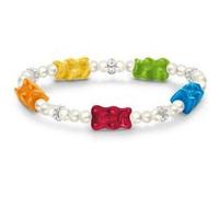 Thomas Sabo A21530527L15 Bracelet Argent 925 Femmes Goldbär multicolore 15cm