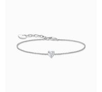 Thomas Sabo A2157-051-14-L19V Bracelet pour femme avec cœur en zirconium blanc Argent