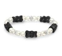 Thomas Sabo A217005211L19 Bracelet Argent 925 Femmes Goldbär noir 19cm G