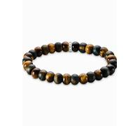 Thomas Sabo A2196-826-2-L19 Unisex bracelet œil de tigre brun doré