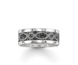 THOMAS SABO Bague Argent 925/11 - Oxyde de Zirconium - Taille 66 - TR2006-051-11, 66, Métal, Zircone cubique