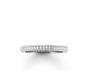 THOMAS SABO - Bague - Argent 925 - Oxyde de Zirconium - T56 - TR1983-051-14-56