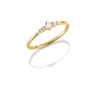 Thomas Sabo Bague avec zircone, couleur or jaune, taille 54