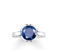 Thomas Sabo bague de doigt pour femme en argent 925 argent/bleu TR2036-048-32, taille de bague:48 (15.3)