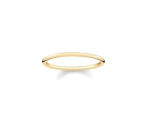 THOMAS SABO Bague Femme Plaqué Or - TR2123-413-12, 56, Métal précieux, sans