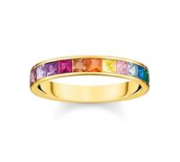 Thomas Sabo Bague Femme TR2403-996-7-56 Pierre Arc-en-ciel taille 56