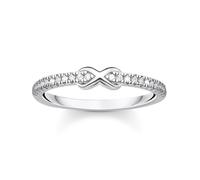 THOMAS SABO Ring Infinity mit weißen Steinen silber 925 Sterling Silber TR2322-051-14-50