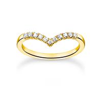 Thomas Sabo Bague pour femme TR2394-414-14-14-52 Forme en V taille 52