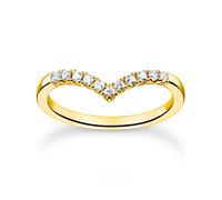 Thomas Sabo Bague pour femme TR2394-414-14-14-56 Forme en V taille 56