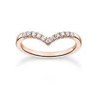 Thomas Sabo Bague pour femme TR2394-416-14-56 Forme en V taille 56