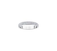 Thomas Sabo Bague 'Silberner Bandring Mit Weißem Zirkonia Und Gravur' argent, Taille 52