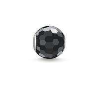 Thomas Sabo Bead obsidienne facettée Argent Sterling 925