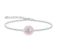 Thomas Sabo Bijoux Femme Bracelet En Argent Avec Cœur Rose A2143-691-9-L19V