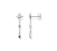 Thomas Sabo, Boucles d'oreille argent sterling Oxyde de Zirconium femme, Argenté, 2,7cm - H2209-945-7