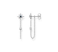 Thomas Sabo, Boucles d'oreille argent sterling Oxyde de Zirconium femme, Argenté, 2,9cm - H2208-347-7
