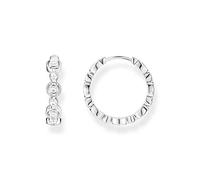 THOMAS SABO Boucles d'Oreille Femme - Argent 925/1000 - Oxyde de Zirconium - 32023, 20x4 mm, Argent sterling, Zircone cubique 1
