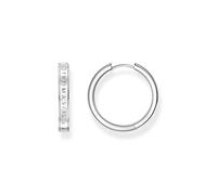 THOMAS SABO Boucles d'Oreille Femme - Argent 925 - Oxyde de Zirconium - 32023628, 20x4 mm, Argent sterling, Zircone cubique 1