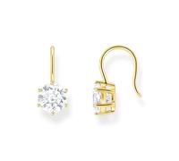 Thomas Sabo boucles d'oreilles Argent Sterling 925, Plaqué Or Jaune 750