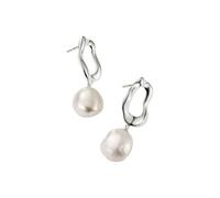 Thomas Sabo Boucles d'oreilles avec perle Natural Beauty argent Argent 925 Recyclé