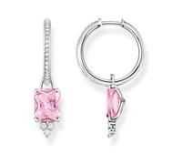 Thomas Sabo - Boucles d'oreilles créoles 2-en-1 - Femme - Accessoires - Rose - Taille: ONE Size