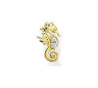 Thomas Sabo Boucles d'oreilles en argent sterling 925 en forme d'hippocampe H2236, taille unique, Or jaune Argent sterling, Pas de gemme